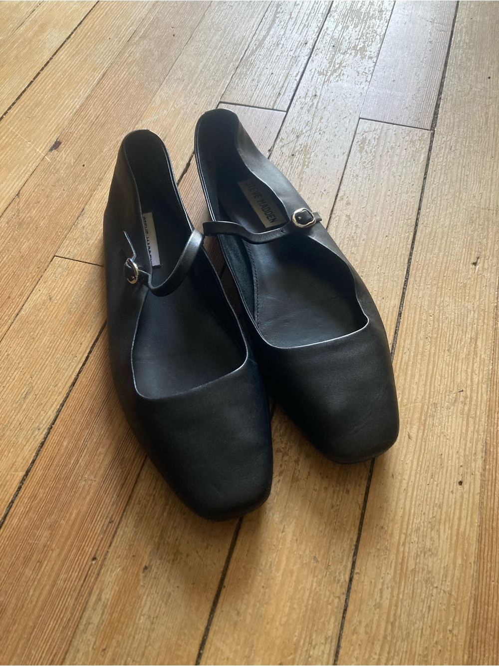 Maple Mary Jane Ballet Flat — Black Leather — 8 - Picture 6 of 11